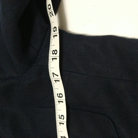 Talbot's Women's 2pc Navy Blue Pant Suit Matching Set Size 6/10 #W-739 - Picture 11 of 16